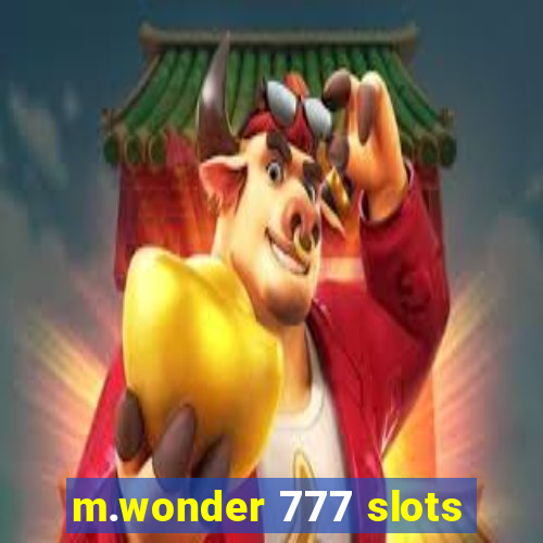 m.wonder 777 slots